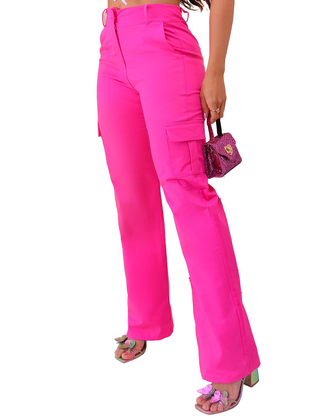 B10 – Calça Cargo Pantalona de Sarja - Moda Feminina Balada, Moda Casual  Atacado e Varejo - Carol Diaz Closet